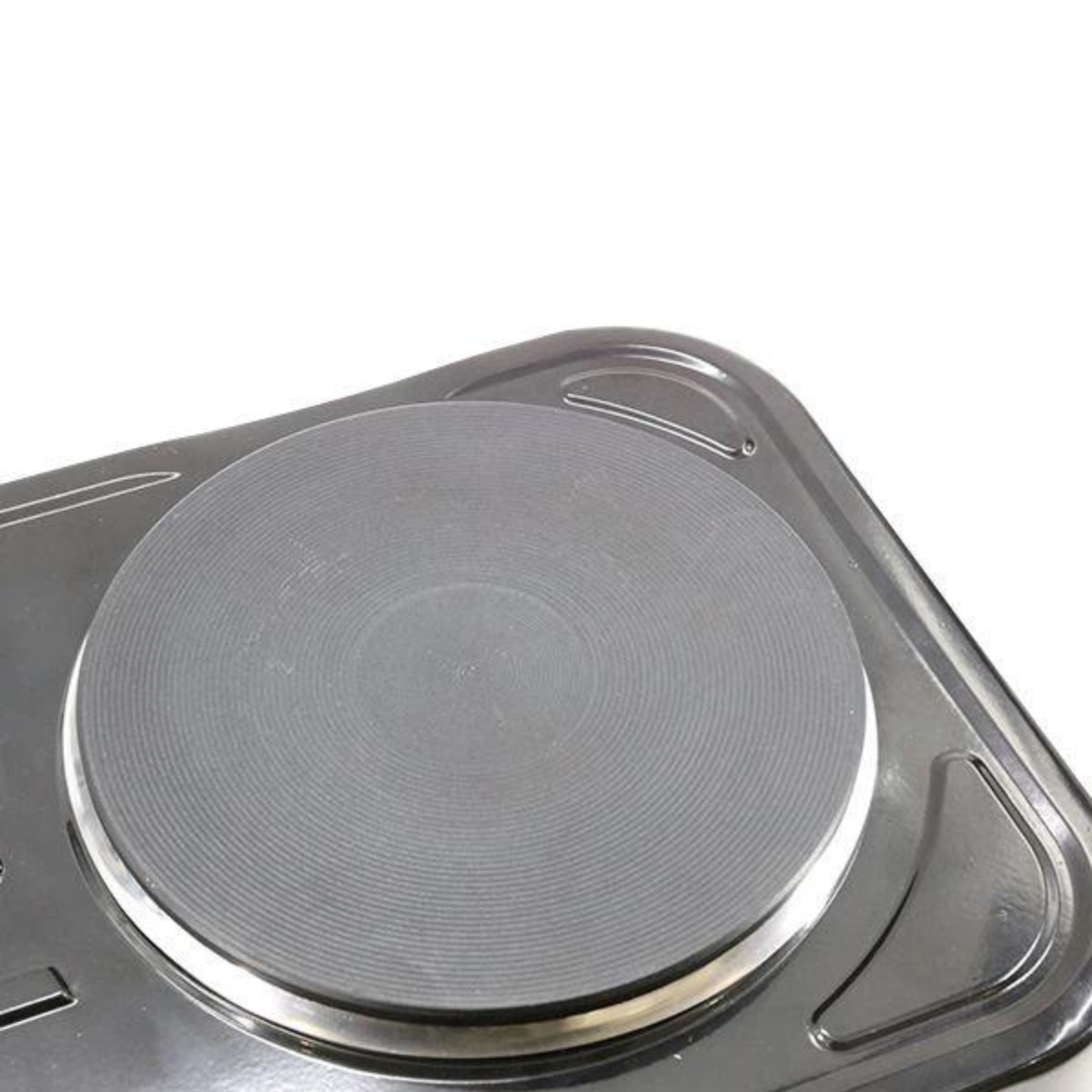 Cocinilla eléctrica de 2 platos portátil