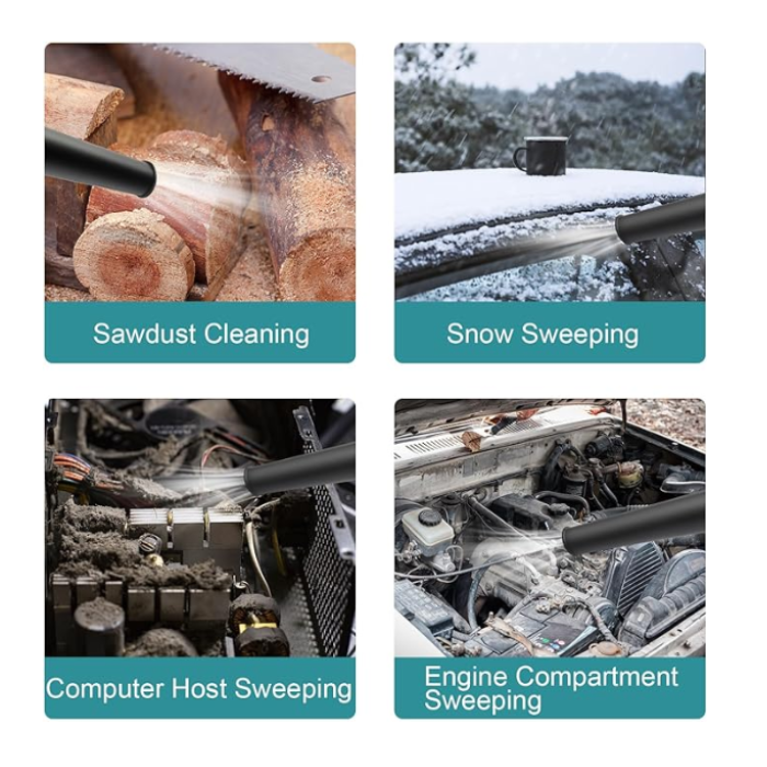 SOPLADOR INALÁMBRICO 98V + 2 BATERIA azu