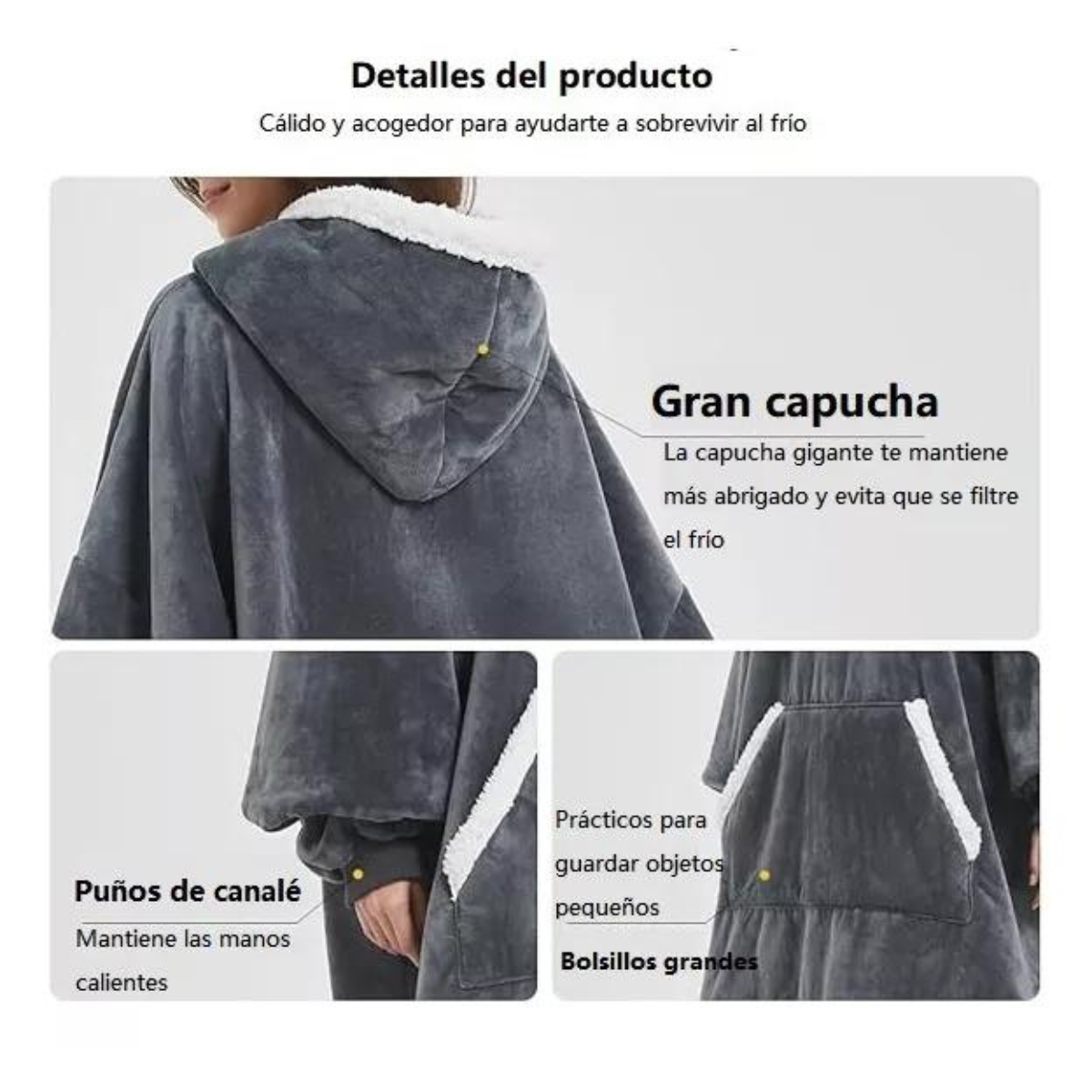 Polerón Abrigo Invierno Impermeable