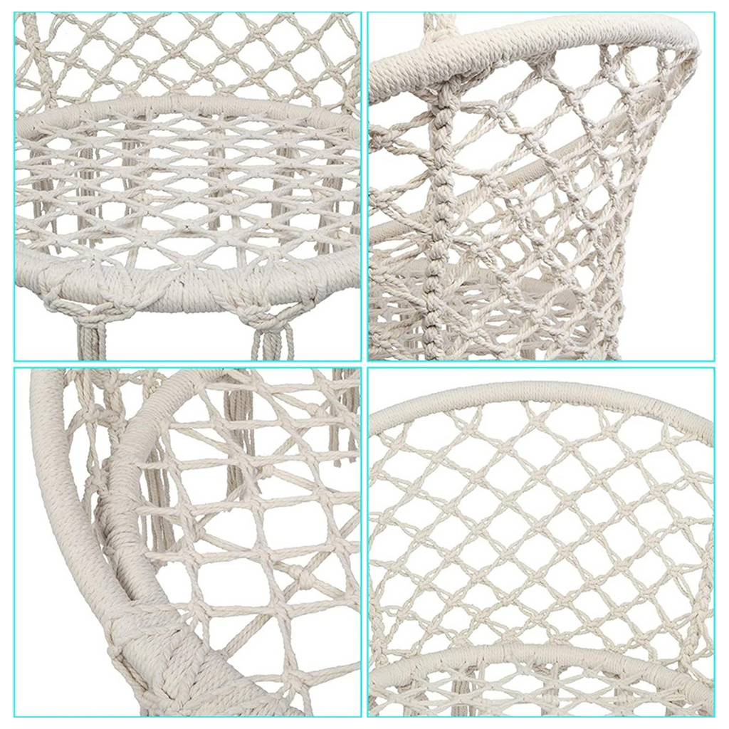 Silla Hamaca de Macramé Resistencia