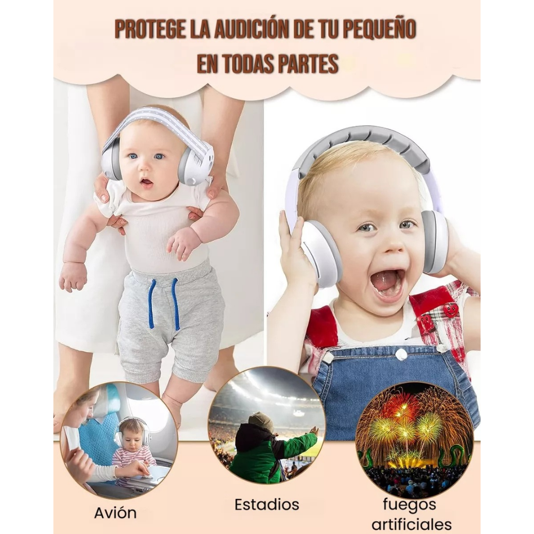 Auriculares Bebes Cancelacion De Ruido