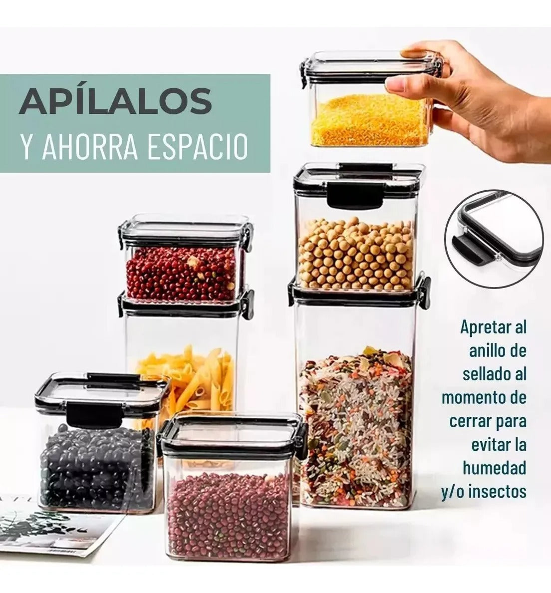 SET RECIPIENTES HERMETICOS