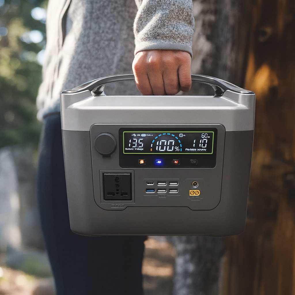 Generador Eléctrico Portátil con Múltiples Modos de Salida