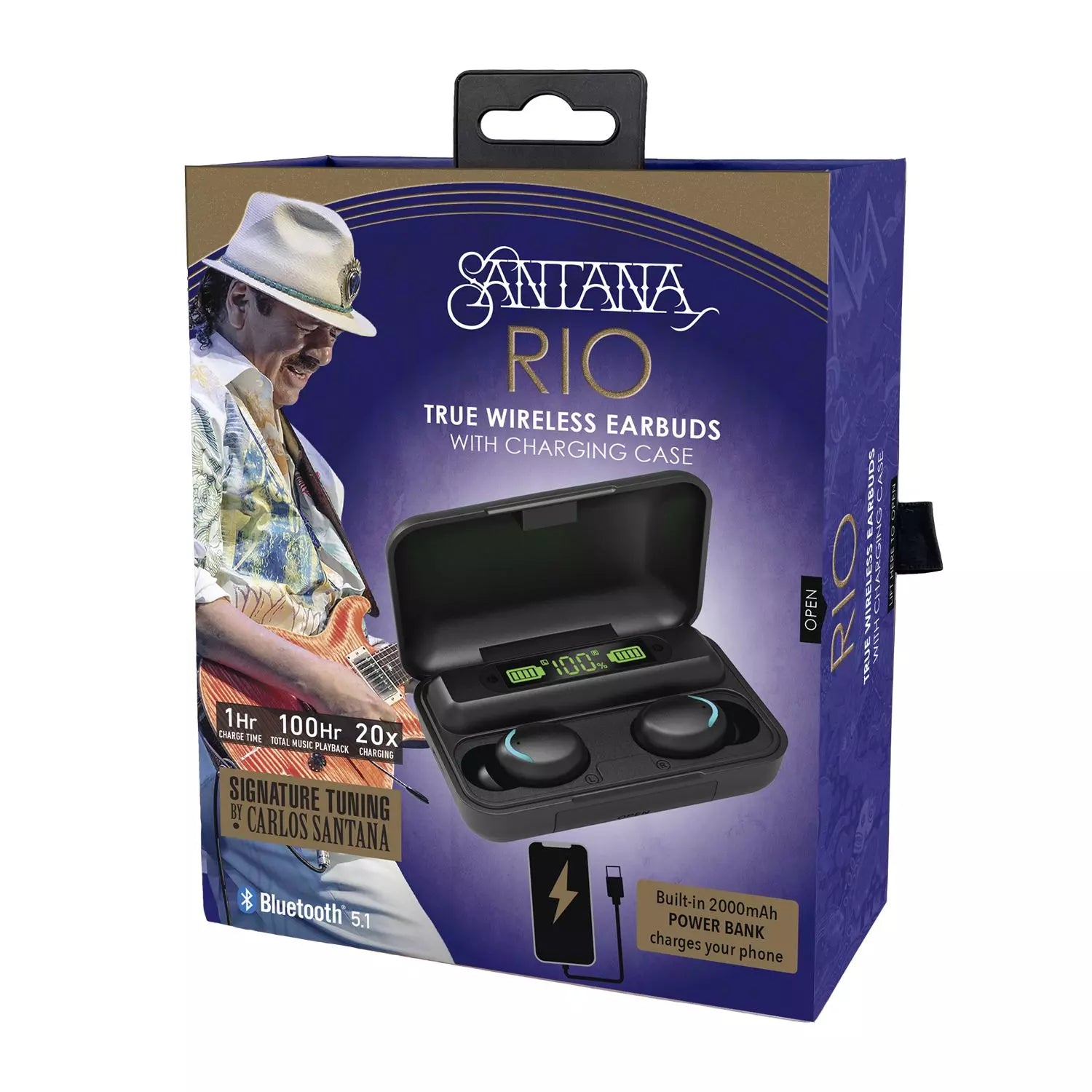 Santana Rio Auriculares Bluetooth 5.1