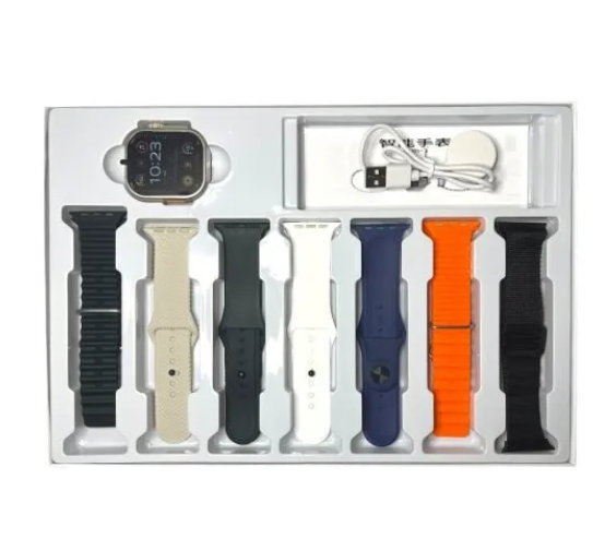Smarwatch v55 Ultra infinity + 8 correas