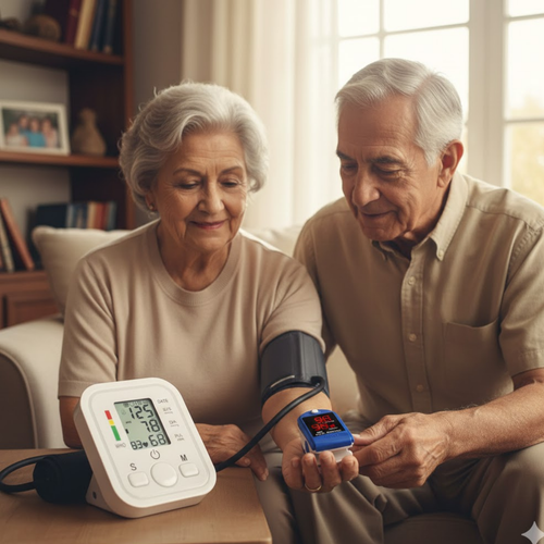 1 Oximetro más 1 Toma Presion Digital