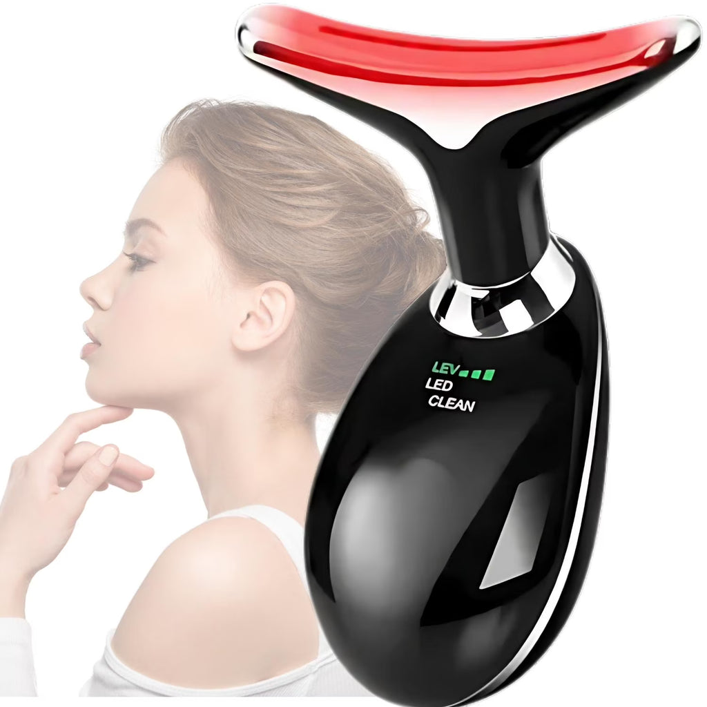 MASAJEADOR FACIAL CUELLO LED ANTIEDAD DD