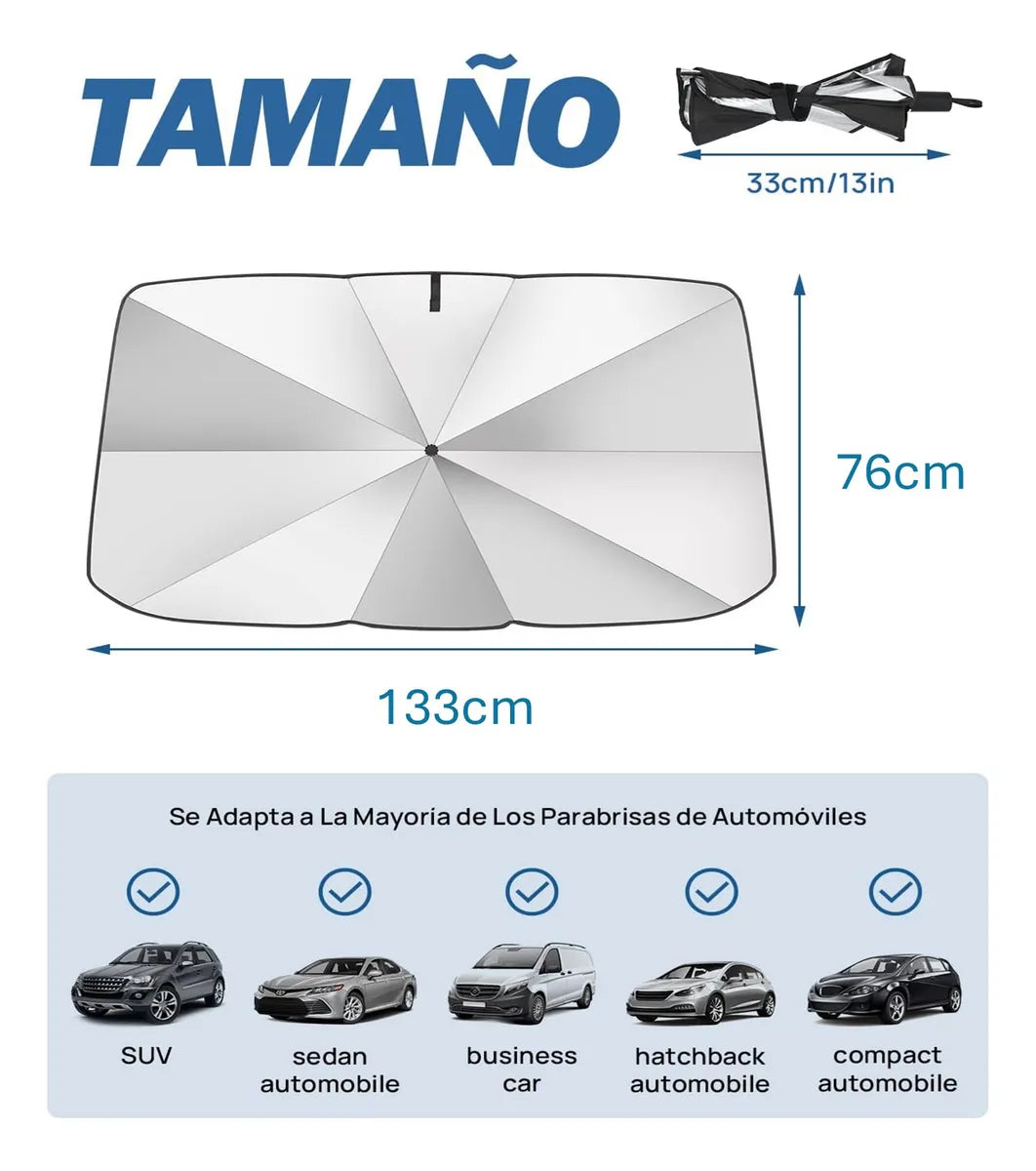 Quitasol para el auto x2