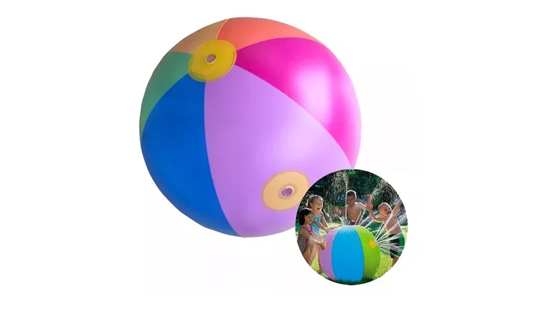 Pelota Inflable Lanza Agua Chorro Verano