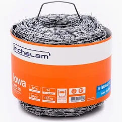 Alambre Púas Iowa Calibre 14 Largo 100 M